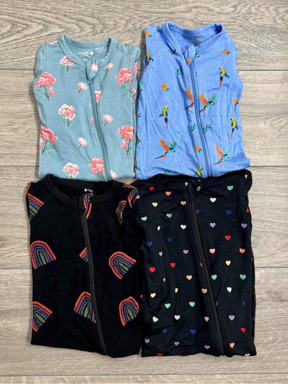 Kyte baby footie and romper bundle